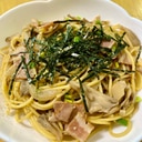 舞茸ましまし和風パスタ